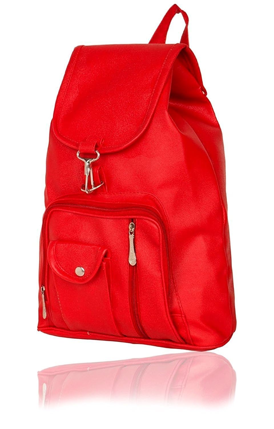 glory fashion women's stylish handbag backpack red 235