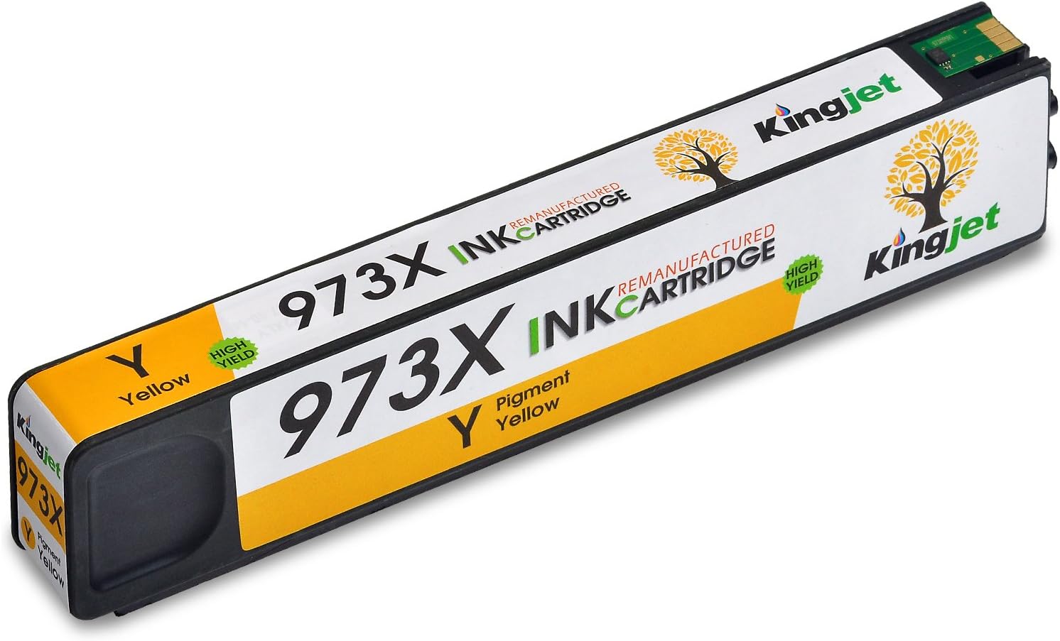 Kingjet Compatible HP 973X Yellow Ink Cartridges F6T83AE Replacement for HP PageWide Pro 452dw 452dwt 452dn 477dw 477dwt 477dn 552dw 577dw 577z