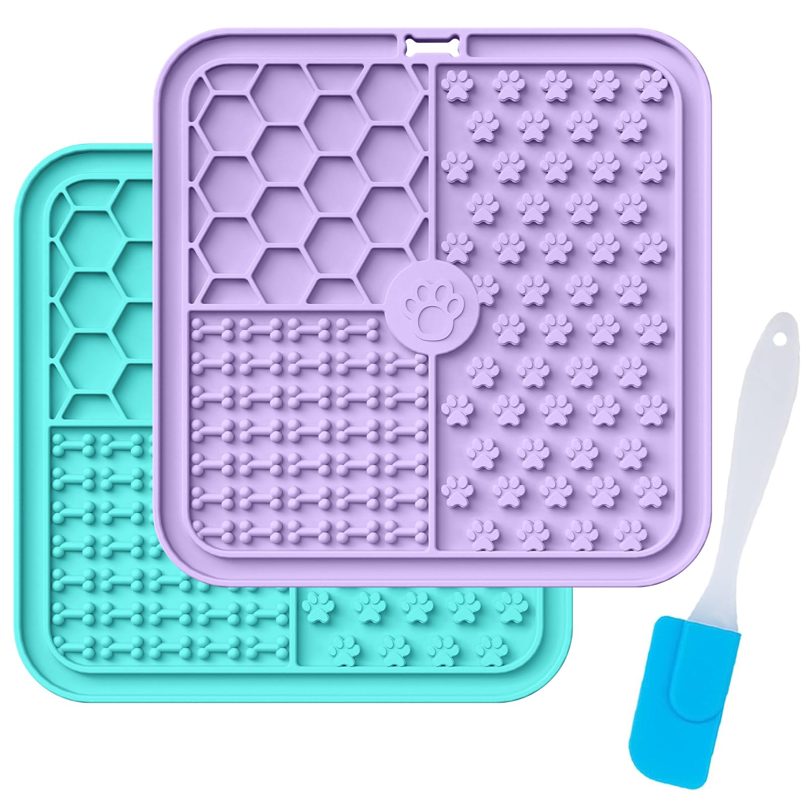 Licky Mats for Dogs and Cats, Premium Lick Mats with Suction Cups for Dog Anxiety Relief, Dog Licking Mat for Bathing, Grooming and Training