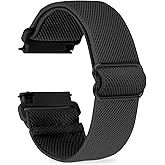 SIMYYO Nylon Watch Bands, Quick Release Watch Straps for Men and Women, Stretchy Sport Replacement Strap 18mm 19mm 20mm 22mm