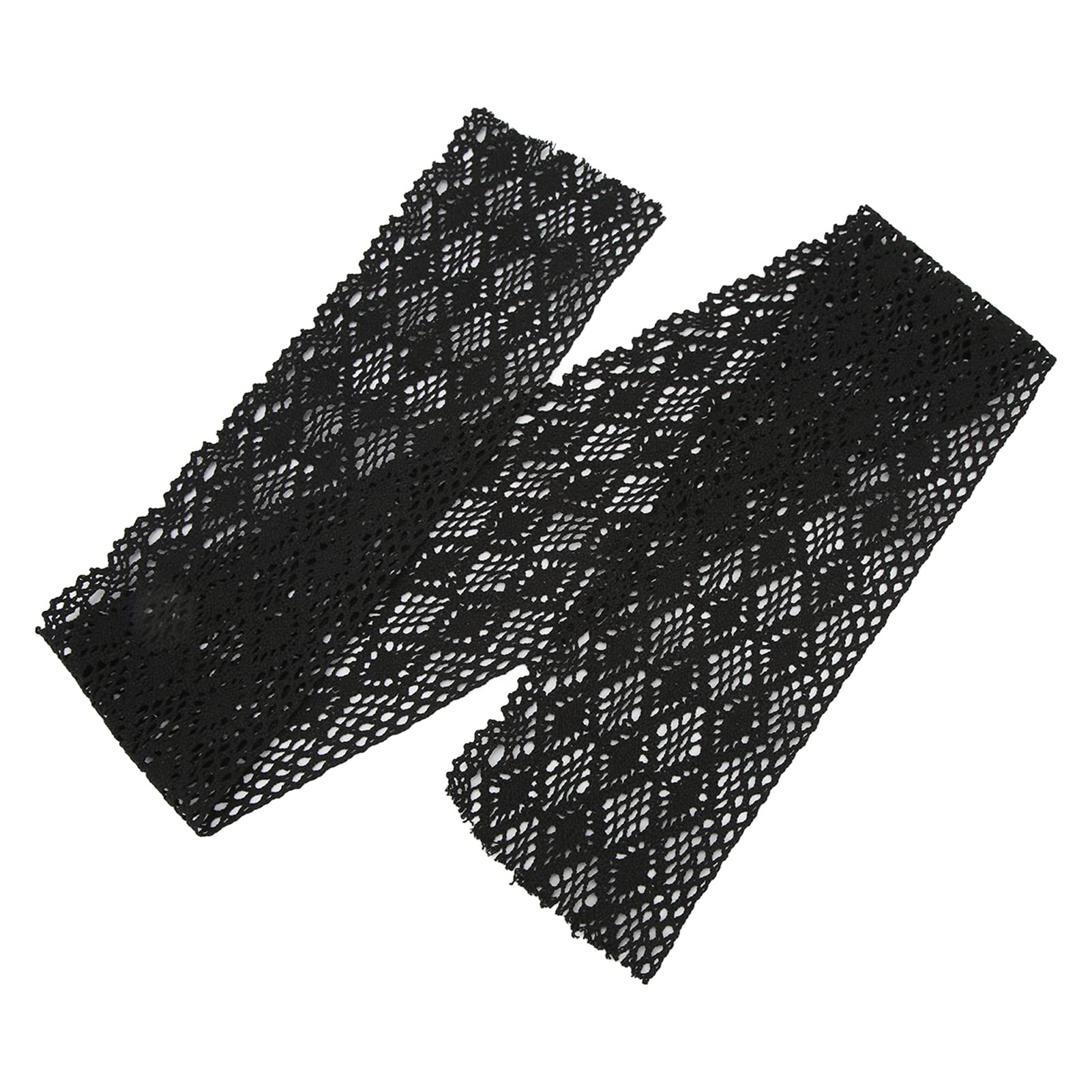 Hapivida Lace Ribbon, Elegant Hollow Pattern Stretchy Cotton Lace Trim 5 Yards Floral Design for Bridal Accessories DIY Crafts Sewing Gift Wrapping Home Decor