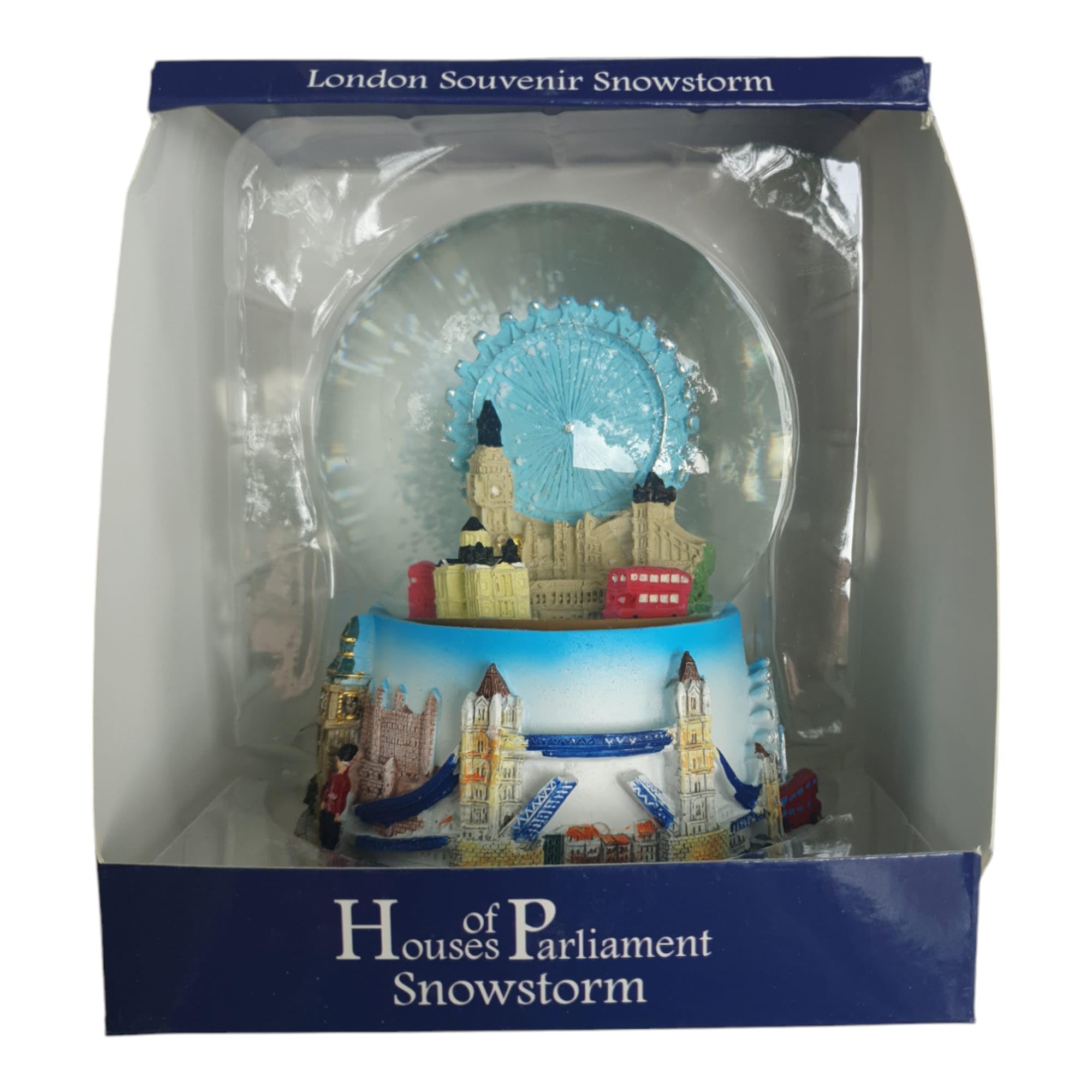 Snow Globes Detailing Famous London Landmarks - London Collectable Souvenir (Extra Large, London Composite)