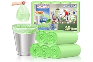 [200 Counts]10 litres Small Garbage Bags 3 Gallon Trash Bags for Kitchen Food Wast Bags, Wastebasket Liners Green Bags