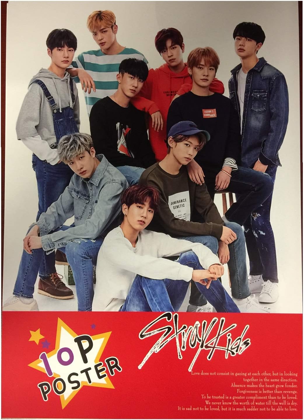 Fancy105 Kpop STRAYKIDS Photo Posters (10 Pieces)
