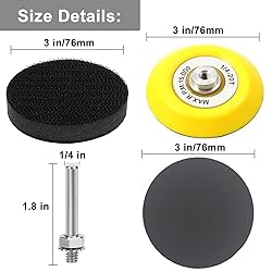 140Pcs 3 Inch Wet Dry Sanding Discs, Assorted 120