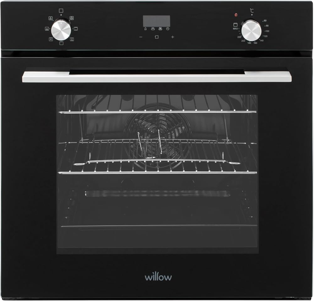 Willow WOF60DBK 60cm Fan Assisted Oven with Plug and 7 Functions