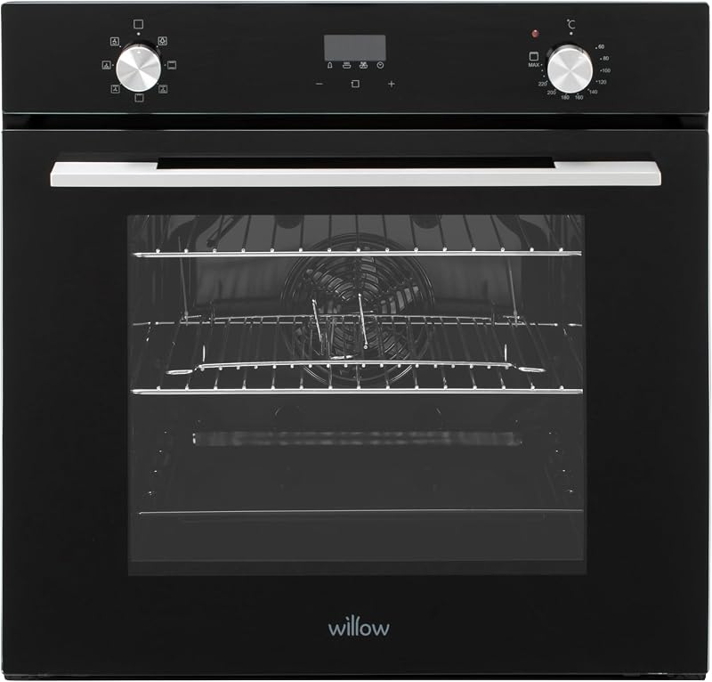 Willow WOF60DBK 60cm Fan Assisted Oven with Plug and 7 Functions