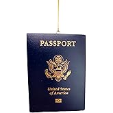 Passport Christmas Tree Travel The World Ornament