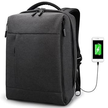 Mantra Business Backpack fits 14.1 inch Laptop Computer Backpack/Travel Daypack, Lightweight/Water Resistant/Tear Resistant (Dark Gray)