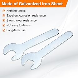 HARFINGTON 10pcs Small Wrench Open End Wrench