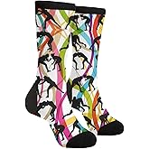 GJLNTRF Novelty Crew Socks Casual Crazy Funny Dress Socks For Women Men Teens Gift