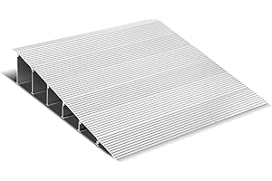 Migoda Entry Ramp,6" Wheelchair Ramp,800 lbs Load Capacity Aluminum Threshold Ramp,Adjustable Threshold Ramp for Wheelchair, Stroller and Scooter