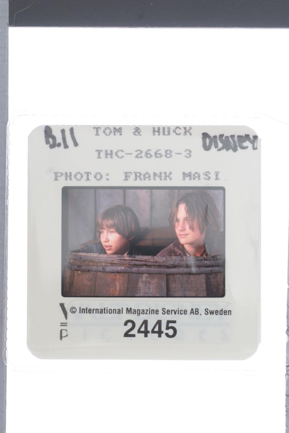 Photographs - Slides photo of Jonathan Taylor Thomas and Brad Renfro in a 1995 American adventure comedy-drama film,