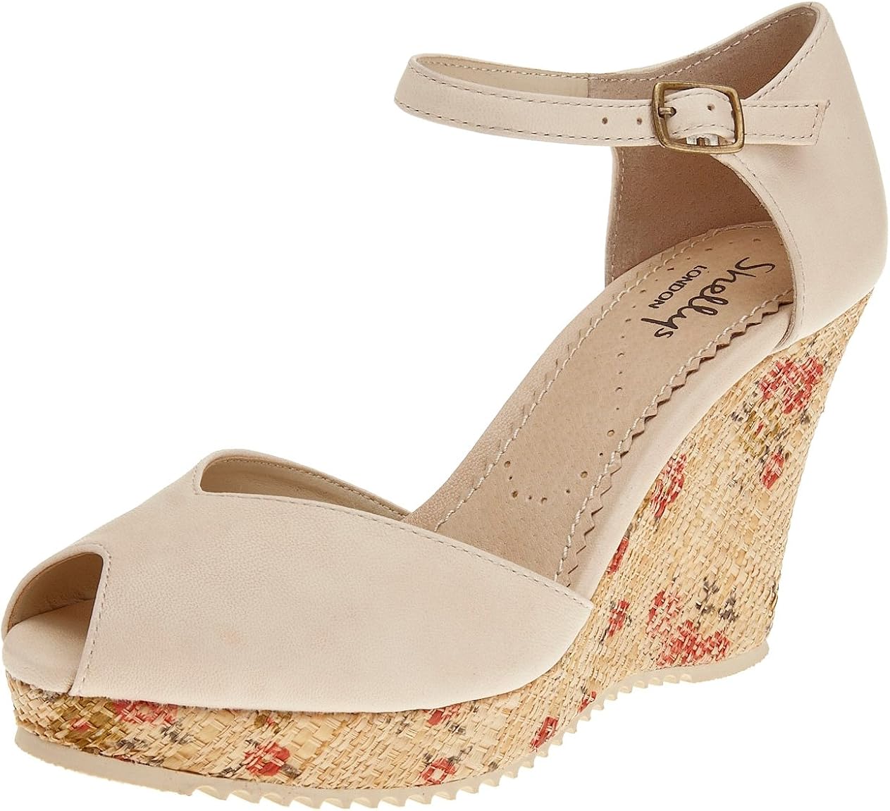 Shellys Women's Ginger Cream Wedges Heel 5060238978163 6 UK Amazon.co