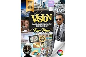 Vision Board Success Magazine. Quality Clip art for Men: +600 Elements: Home, Travel, Adventures, Career, Motivational Quotes, Family Love and More ... and reflections (2026 Vision board supplies)