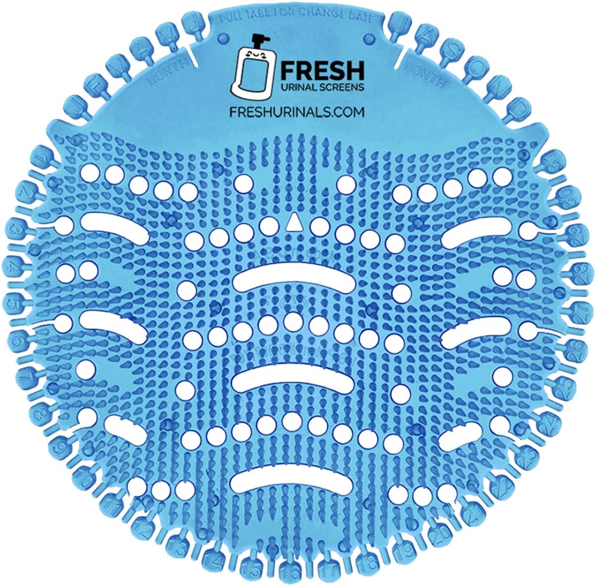 Urinal Screen Deodorizer (20 PACK) – Scent Lasts for Up to 5000 Flushes – Anti-Splash & Odor Neutralizer – Ideal for Bathrooms, Restrooms, Office, Stadiums, Schools – Ocean Mist Fragrance