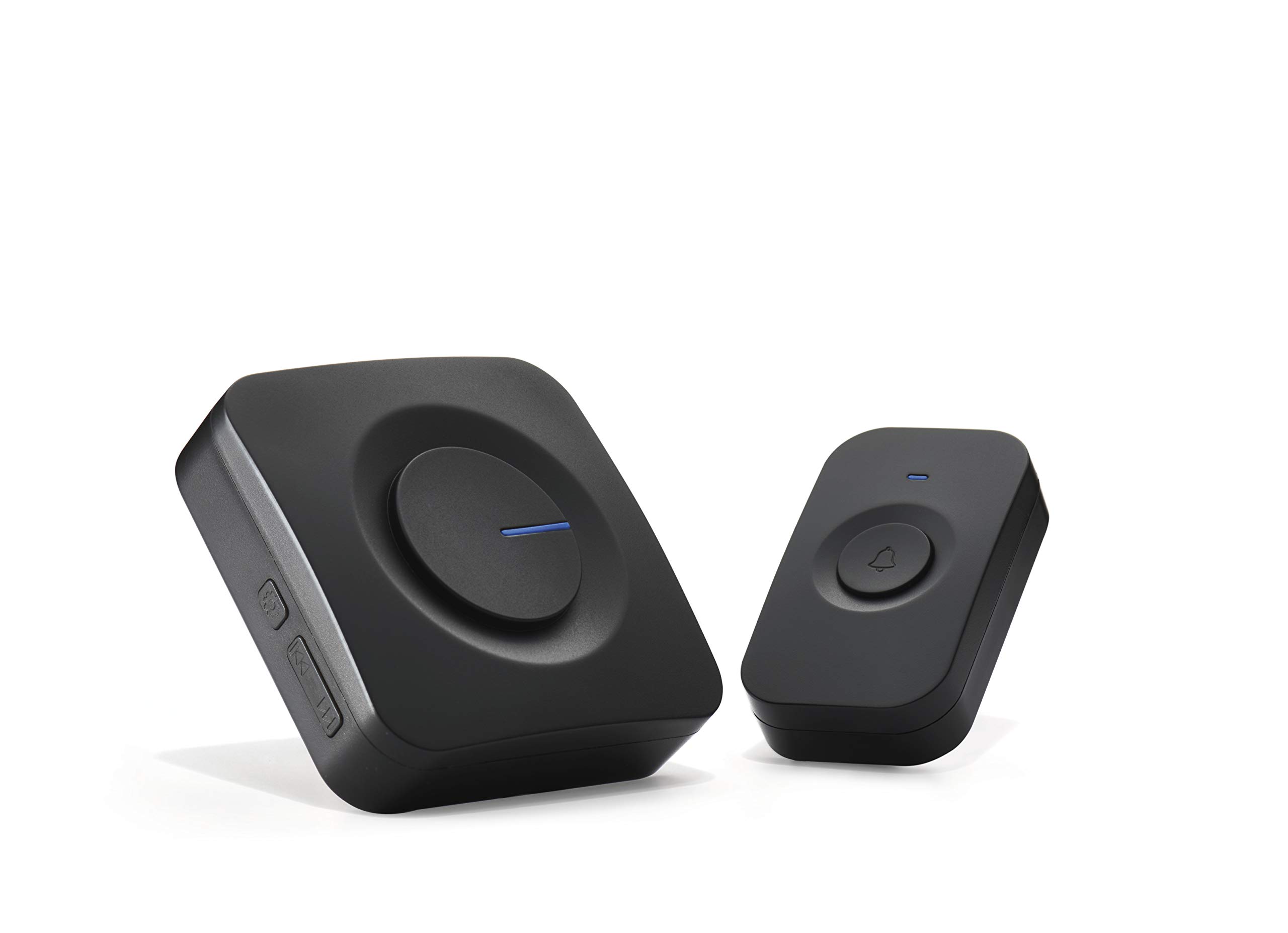 EMOS P5728 Wireless Doorbell Set with Bell Push and Bell, 52 Melodies, 180 m Range, 5 Volumes up to 90 dB, Battery Operated