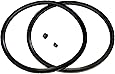 2-Pack of Presto Pressure Cooker Sealing Ring / Gasket & Overpressure Plug (2 Sets per Pack) - Fits Various 6-Quart Presto Models - Corresponds to 09936 - By IMPRESA
