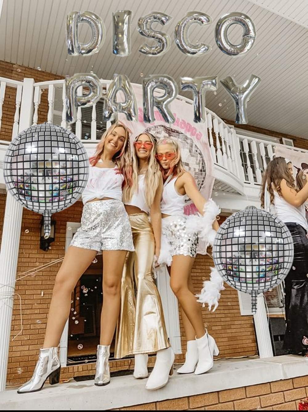 Jevenis disco party balloons 70s disco fever party decoration disco party decoration fever party decorations - Image 4