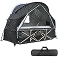 Ultimate Comfort Cot Tent - Portable, Easy Setup, and Versatile for Solo Campers and Outdoor Relaxation, Without Bed