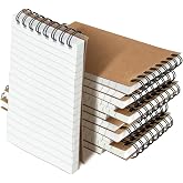 12 Pack 3x5" Mini Notebook, Small Spiral College Ruled Notepad for School | Pocket Notebook, Small Notebooks, Pocket Notepads