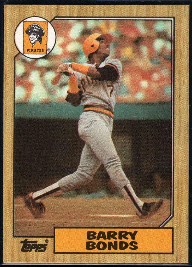 1987 Topps 320 Barry Bonds Rc Rookie Pirates At Amazon S Sports Collectibles Store