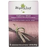 Mighty Leaf Vanilla Bean Black Tea, Rich and Creamy Flavor, 15 - Pack of 3