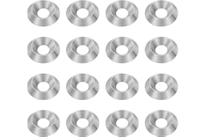 MECCANIXITY 16 Pcs M6 Cone Cup Countersunk Washer, 3.5x18mm 304 Stainless Steel Counterbore Head Washers Gaskets Shim for Mec