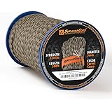 620 LB SurvivorCord - The Original Patented Type III Military 550 Parachute Cord with Integrated Fishing Line, Multi-Purpose