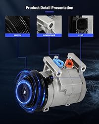ECCPP A/C Compressor with Clutch 2011-2015 Fit for