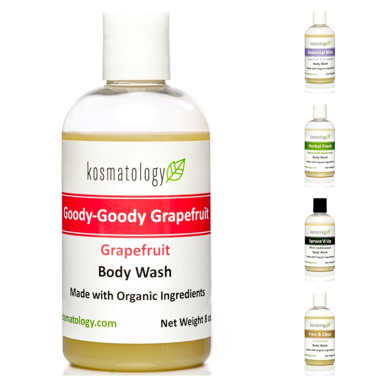Kosmatology Goody Goody Grapefruit Grapefruit Organic Body Wash 8 Fl Oz