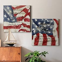 Renditions Gallery Bless America Wall Art, Premium