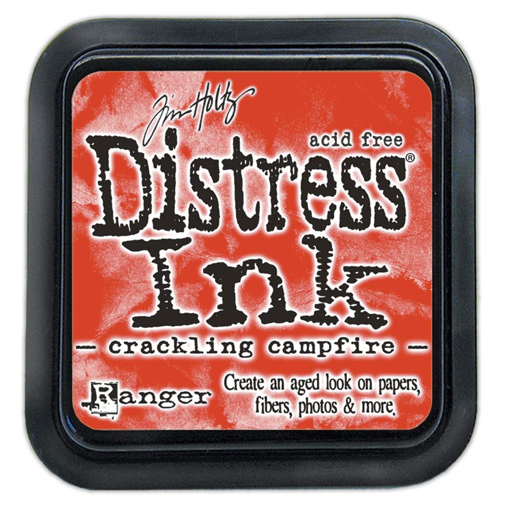 Tim Holtz - Ranger Tim Holtz-Distress Inks Pad-Crackling Campfire, 2-1/4x2-1/4 inch TIM72294