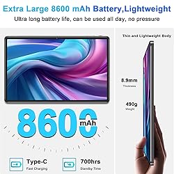 Tablet Android 11 inch Latest with 16GB+256GB+1TB