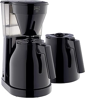 Melitta 1023-06 Easy Therm + 2 Kannen Filterkaffeemaschine, Kunststoff schwarz
