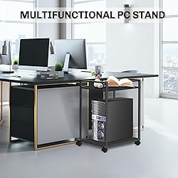 Liitrton Computer Tower Stand, 2-Tier CPU Stand PC