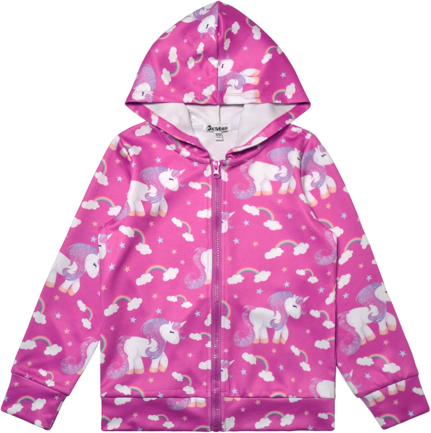 Unicorn Jacket for Girls 5t Zip Up Hoodie Fall Spring Outfits Clothes ...