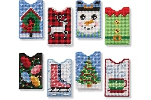 Herrschners Winter Wonderland Gift Card Holders Plastic Canvas Kit