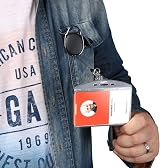 Vicloon Badge Reel 3 Pcs Retractable Keybelt Clip ID Card Holder view 7