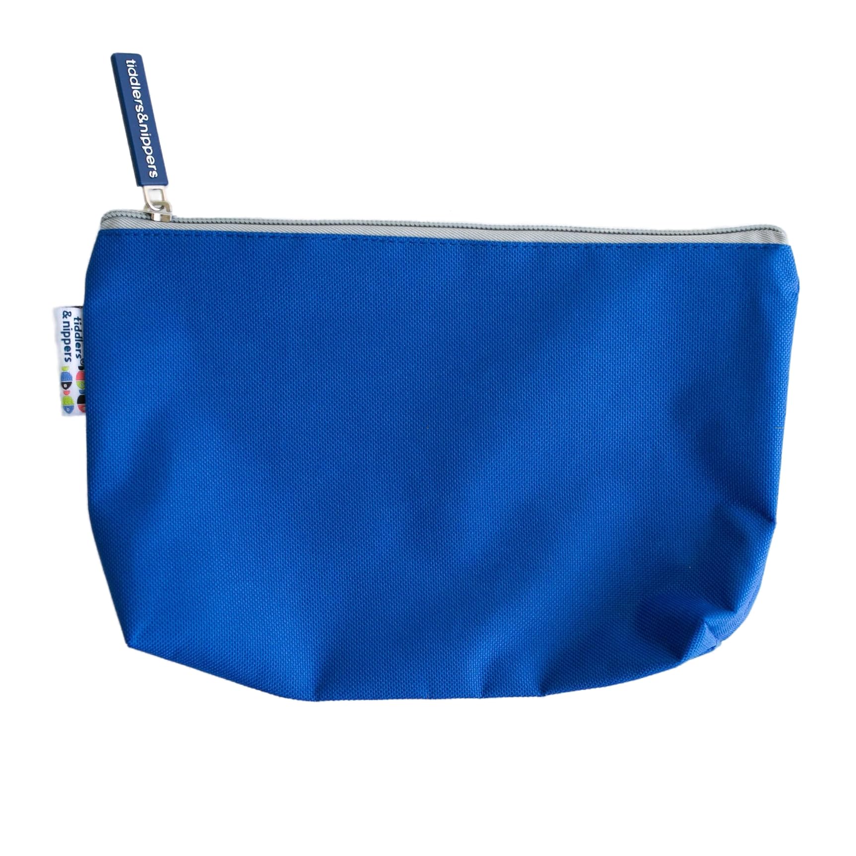 Tiddler Grab & Go Pouch | Multi-Purpose Bag | Pencil Case | Ideal for Medicines, Stationary, Snacks, Wipes, Dummies, School, Nursery, Holidays, Travel & Much More! (Plain Blue)