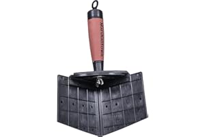 Marshalltown Exact Angle Inside Corner Trowel, Drywall and Plastering Corner Trowel, 90 Degrees to 154 Degrees, Easy to Clean Nylon Blade, DuraSoft Handle, EA917