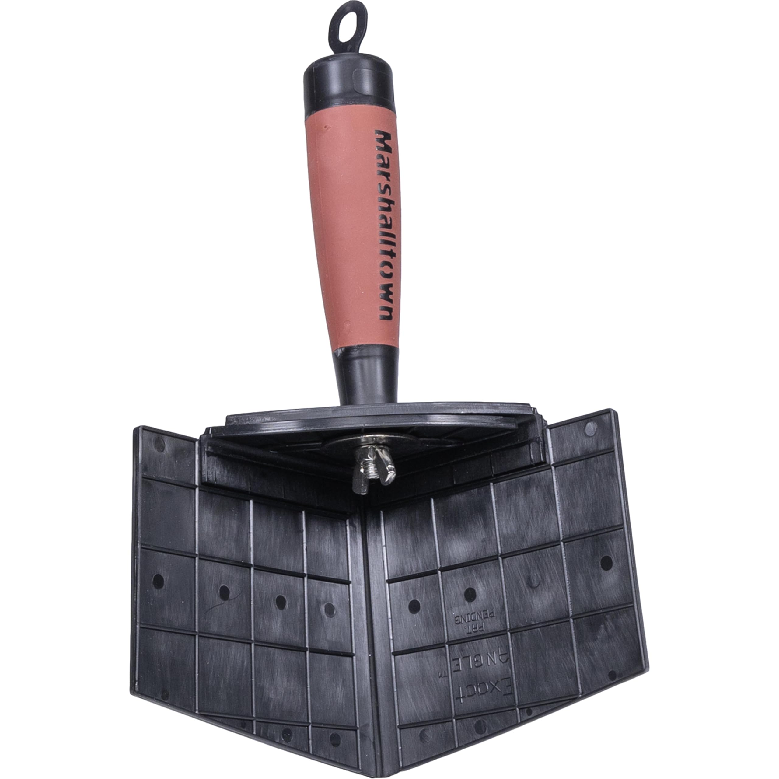 Marshalltown Exact Angle Inside Corner Trowel, Drywall and Plastering Corner Trowel, 90 Degrees to 154 Degrees, Easy to Clean Nylon Blade, DuraSoft Handle, EA917