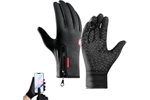 Velura Winter Gloves, Thermal Touch Screen Waterproof & Windproof Gloves for Men Women, All-Day Warmth That Lasts