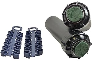 Rain Bird 5004PLPC Plus Rotor 5000 Series Part to Full Circle Adjustable 4" Pop-Up Includes Nozzle Racks and Instructions Comes With a SprinklerPartsWholesale Flashlight Keychain - 2 Pack RainBird