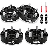 LUJIANI 4 Pack 5x127mm Wheel Spacers for 2022-2025 Grand Cherokee WK2 WL Gladiator JT, 1.5" Thick Hubcentric Tire Spacer, M14x1.5 Thread Studs & 71.5mm Centric Bore, 5x5 Hub Centric Wheel Adapter