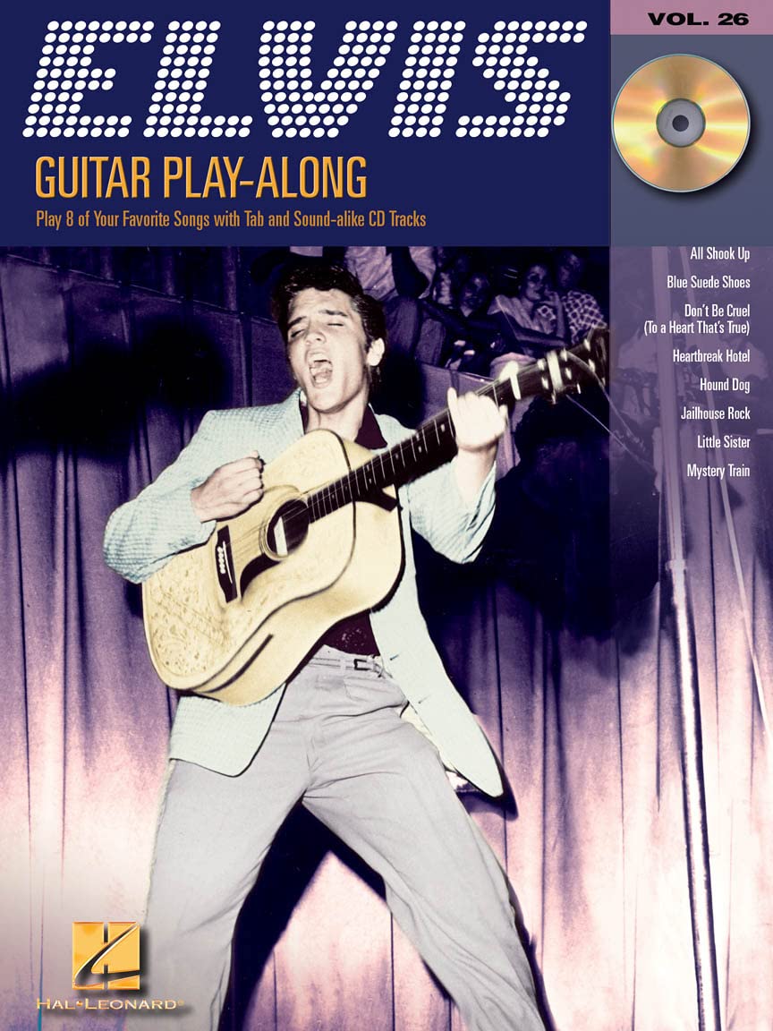 GUITAR PLAY-ALONG VOLUME 26 ELVIS PRESLEY TAB BOOK/CD