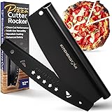 KitchenStar 12-Inch Pizza Cutter Rocker Blade