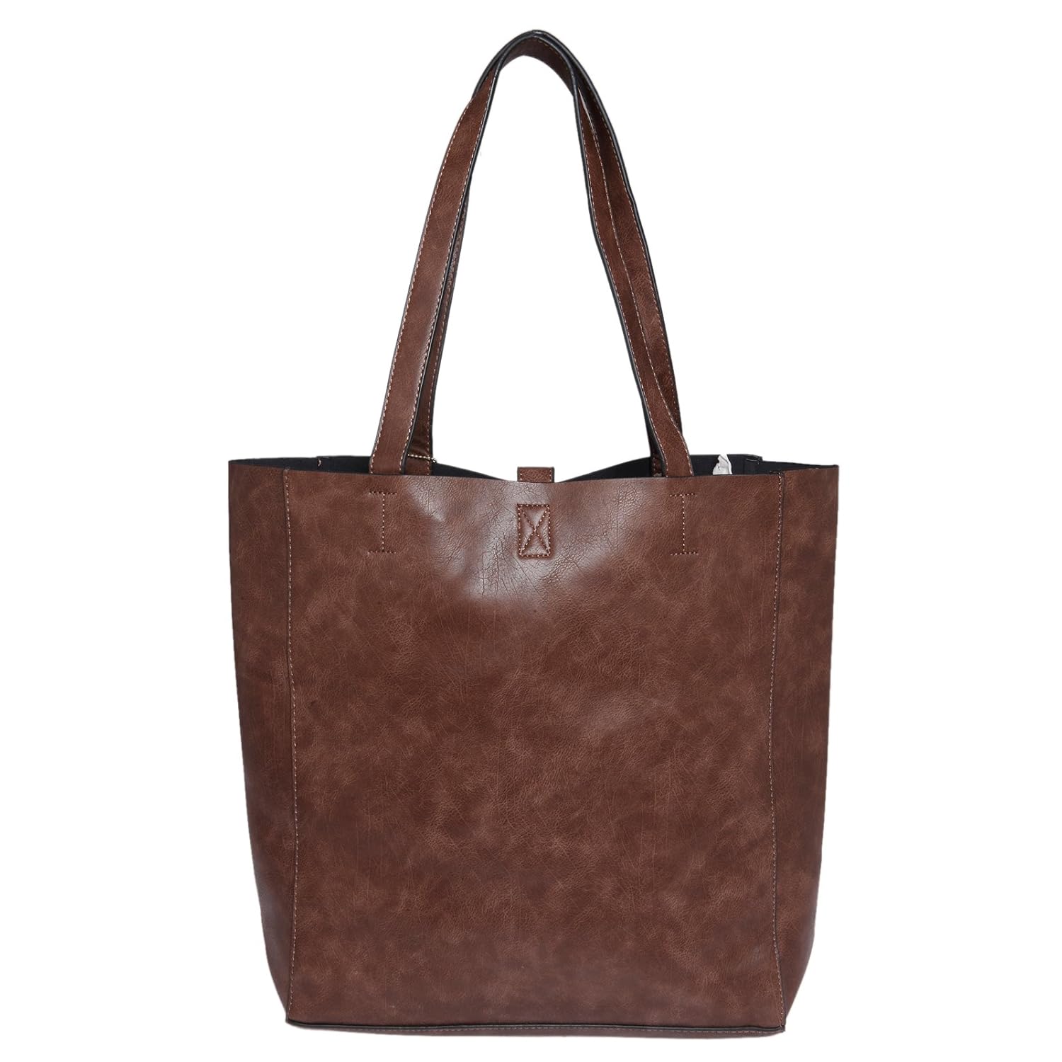 fur jaden brown tote handbag for women with sling bag combo