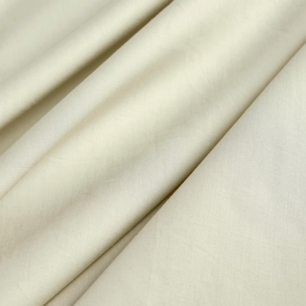 Christy 200TC Organic Super King Fitted Sheet | Hazelnut Beige | 100% Certified Organic Cotton Bedding | Super Soft and Smooth Bed Linen