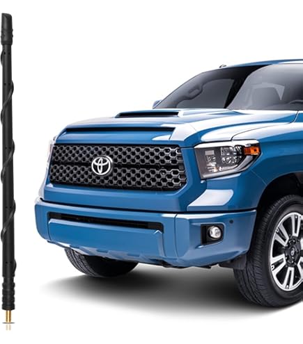 6 3/4 Inch Short Antenna For Toyota Tundra & Tacoma - 2000-2021 Tundra, 1995-2015 Tacoma Replacement